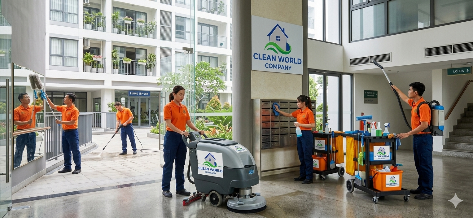 CÔNG TY  DỊCH VỤ VỆ SINH THẾ GIỚI SẠCH